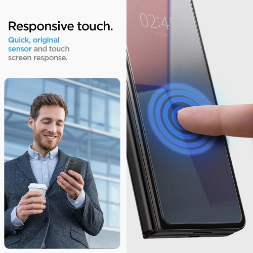 Kup Spigen Samsung Gehärtetes Glas Glas.tr ez Fit Galaxy Z Fold 5 Klar [2 PACK] - SPN2895 - {ean13} - Sklep Home Screen