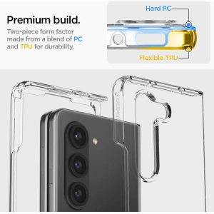 Kup Etui Spigen Ultra Hybrid Samsung Galaxy Z Fold 5 Crystal Clear - SPN2897 - {ean13} - Sklep Home Screen