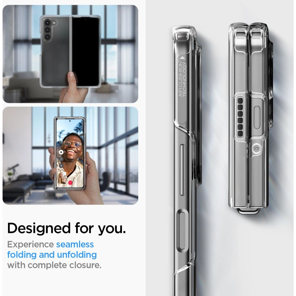Etui Spigen Ultra Hybrid Samsung Galaxy Z Fold 5 Crystal Clear