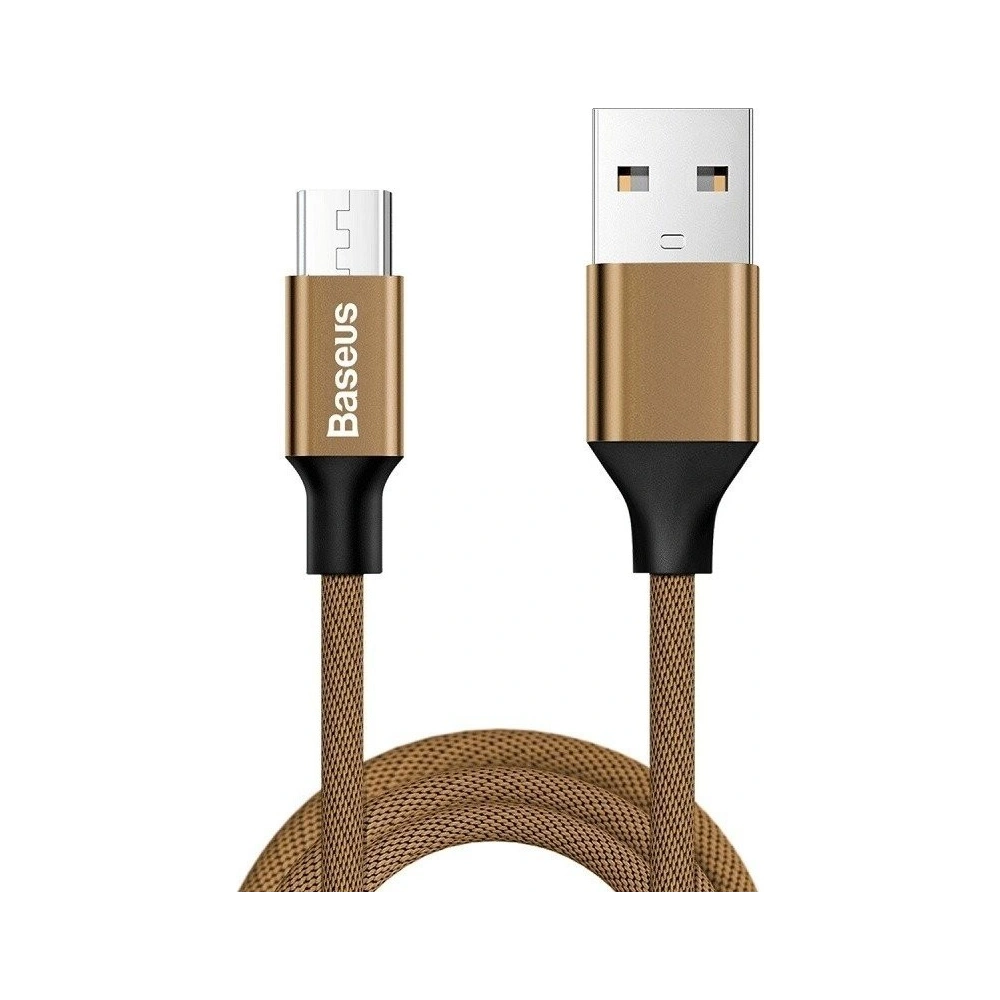 Kabel Baseus Yiven Micro USB 150cm 2A - brązowy