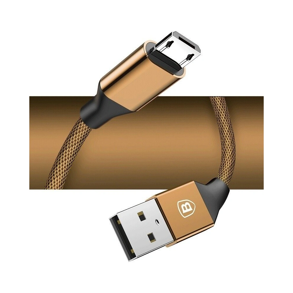 Kabel Baseus Yiven Micro USB 150cm 2A - brązowy