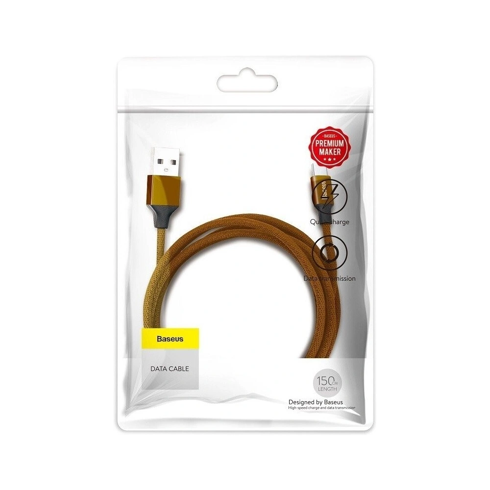Kabel Baseus Yiven Micro USB 150cm 2A - brązowy