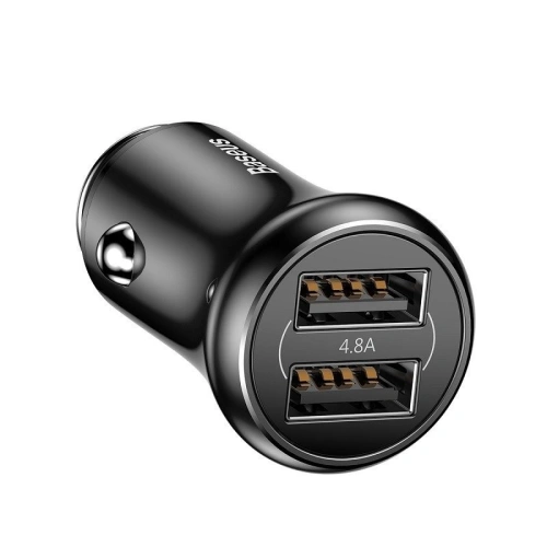 Buy Baseus Gentleman Car Charger 2xUSB Black - BSU118BLK - {ean13} - Home Screen Store Europe
