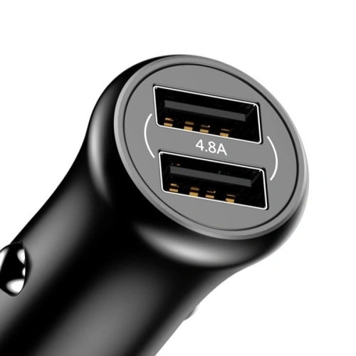 Buy Baseus Gentleman Car Charger 2xUSB Black - BSU118BLK - {ean13} - Home Screen Store Europe