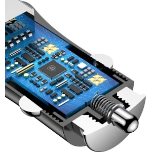 Ładowarka samochodowa Baseus Gentleman 2xUSB (czarna)