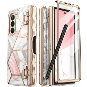 Kup Supcase Samsung Carcasă Cosmo Pen Galaxy Z Fold 5 Marble Roz - SPC371 - {ean13} - Sklep Home Screen