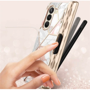 Kup Supcase Samsung Carcasă Cosmo Pen Galaxy Z Fold 5 Marble Roz - SPC371 - {ean13} - Sklep Home Screen