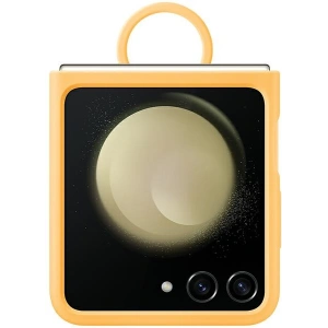 Buy Samsung Galaxy Z Flip 5 EF-PF731TOEGWW apricot Silicone Case with Ring - SMG898 - {ean13} - Home Screen Store Europe