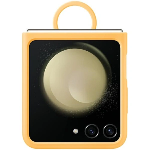 Buy Samsung Galaxy Z Flip 5 EF-PF731TOEGWW apricot Silicone Case with Ring - SMG898 - {ean13} - Home Screen Store Europe