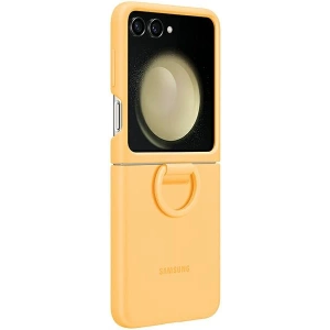 Buy Samsung Galaxy Z Flip 5 EF-PF731TOEGWW apricot Silicone Case with Ring - SMG898 - {ean13} - Home Screen Store Europe