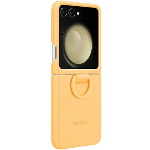 Buy Samsung Galaxy Z Flip 5 EF-PF731TOEGWW apricot Silicone Case with Ring - SMG898 - {ean13} - Home Screen Store Europe