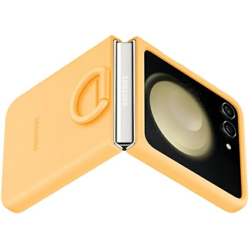 Buy Samsung Galaxy Z Flip 5 EF-PF731TOEGWW apricot Silicone Case with Ring - SMG898 - {ean13} - Home Screen Store Europe