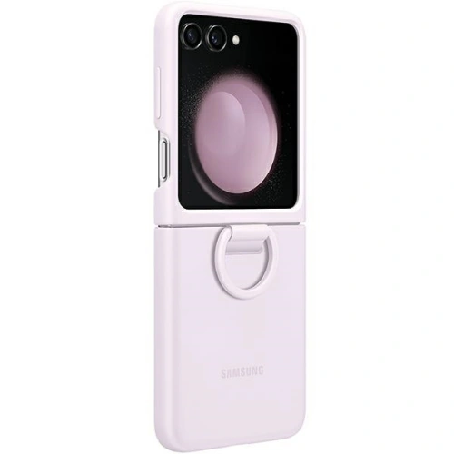 Buy Samsung Galaxy Z Flip 5 EF-PF731TVEGWW avender Silicone Case with Ring - SMG900 - {ean13} - Home Screen Store Europe