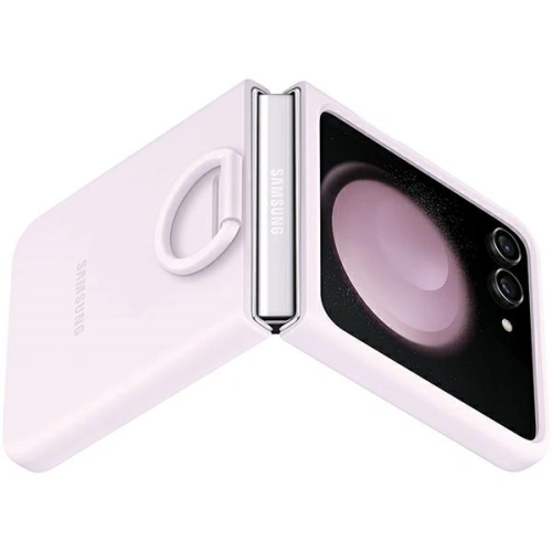 Buy Samsung Galaxy Z Flip 5 EF-PF731TVEGWW avender Silicone Case with Ring - SMG900 - {ean13} - Home Screen Store Europe