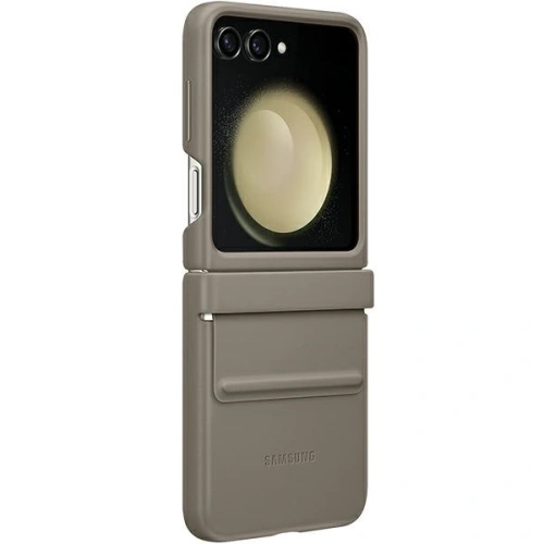 Kup Samsung Case Galaxy Z Flip 5 EF-VF731PAEGWW etoupe Klappe ECO-Leder Etui - SMG901 - {ean13} - Sklep Home Screen