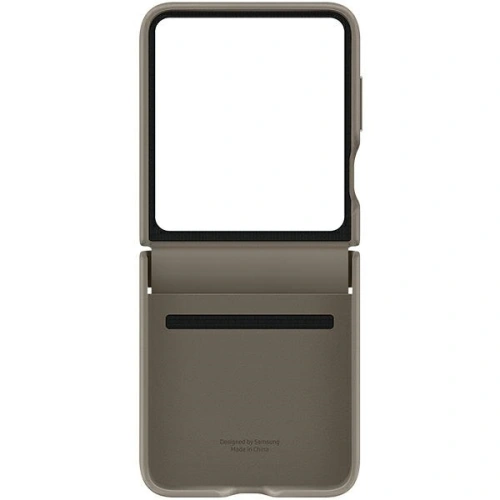 Kup Samsung Case Galaxy Z Flip 5 EF-VF731PAEGWW etoupe Klappe ECO-Leder Etui - SMG901 - {ean13} - Sklep Home Screen