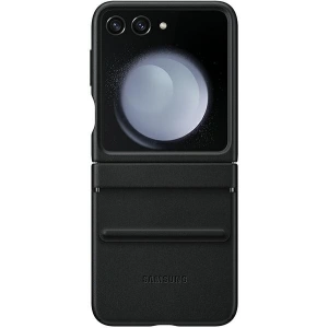 Kup Etui Samsung Galaxy Z Flip 5 EF-VF731PBEGWW fekete/black Flap ECO-Leather Case - SMG902 - {ean13} - Sklep Home Screen