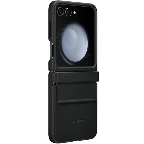 Kup Etui Samsung Galaxy Z Flip 5 EF-VF731PBEGWW fekete/black Flap ECO-Leather Case - SMG902 - {ean13} - Sklep Home Screen