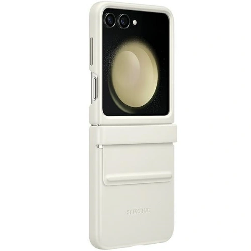 Kup Etui Samsung Galaxy Z Flip 5 EF-VF731PUEGWW krémszínű/cream Flap ECO-Leather Case - SMG903 - {ean13} - Sklep Home Screen