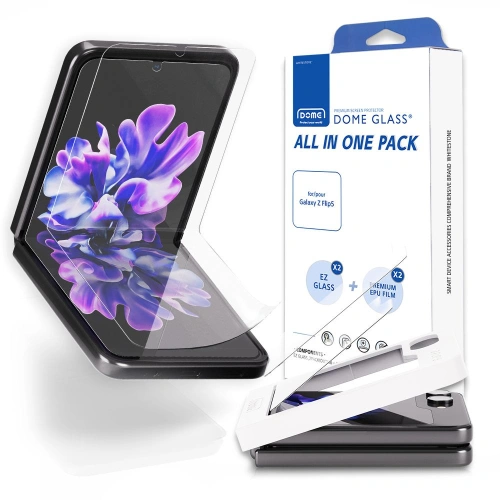 Buy Whitestone All-in-one Samsung Galaxy Z Flip 5 Clear 2+2 PACK] - WSD90 - {ean13} - Home Screen Store Europe