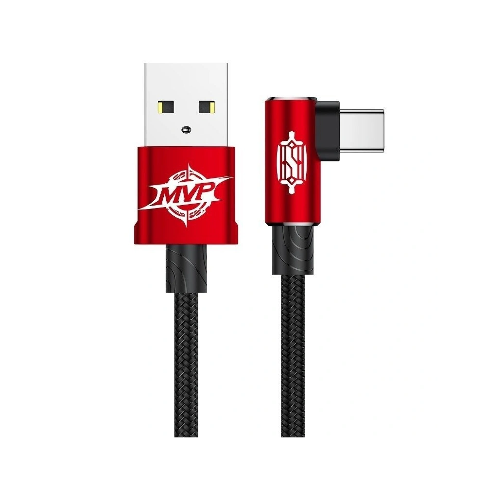 Kabel Baseus USB Type-C MVP 1m 2A - czerwony