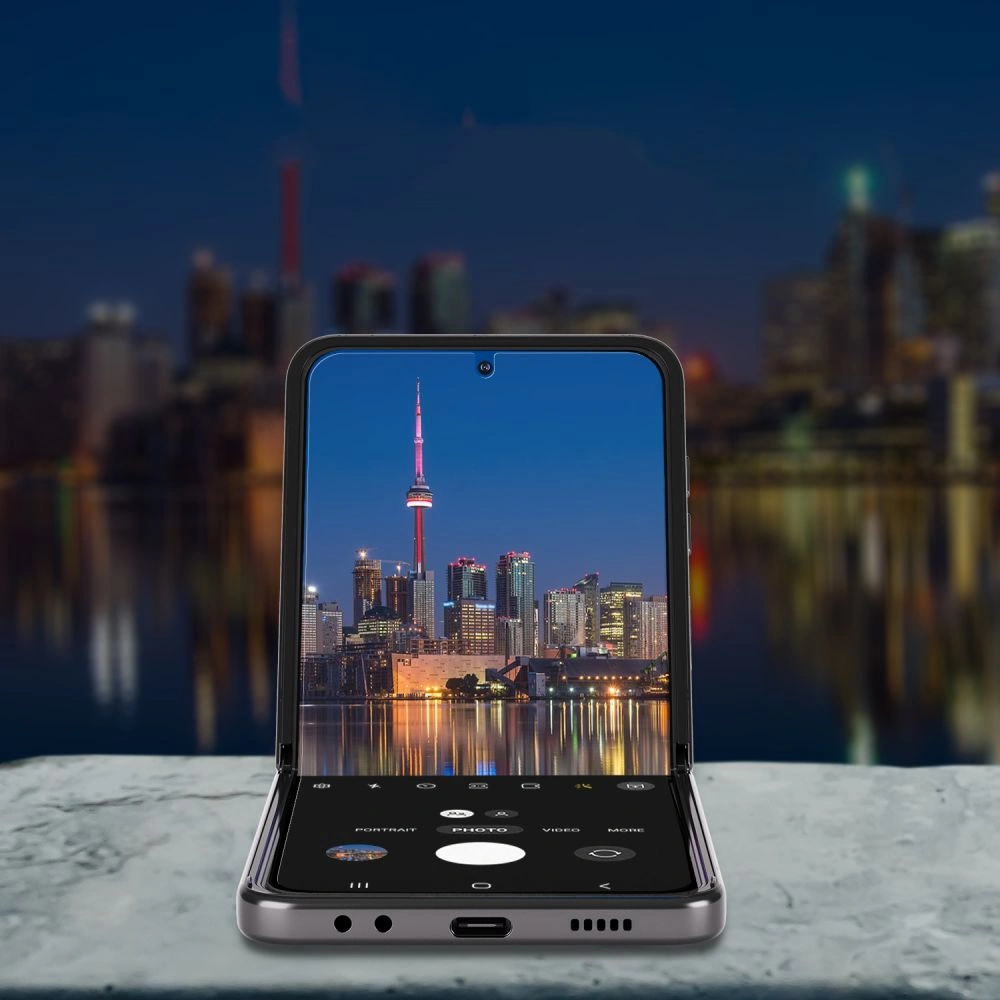 Folia ochronne Whitestone All-in-one Samsung Galaxy Z Flip 5 Clear 2+2 PACK]