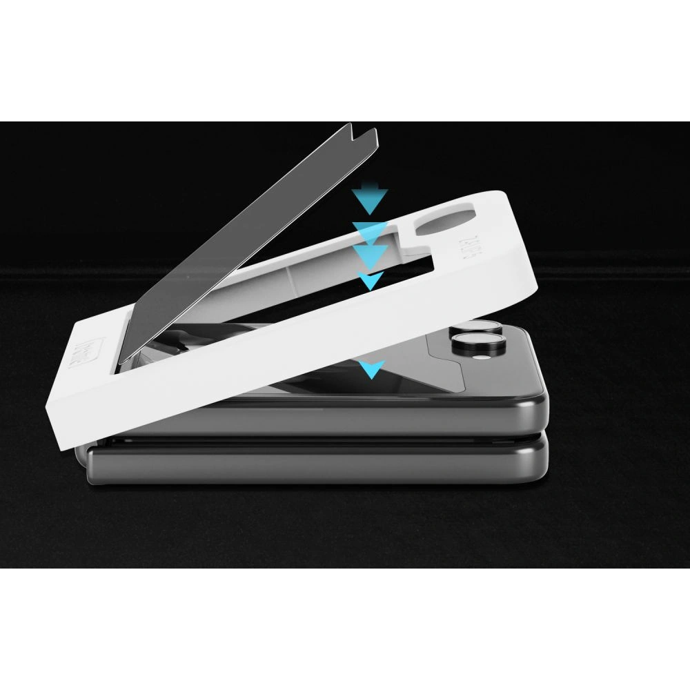 Szkło hartowane Whitestone EZ Glass Samsung Galaxy Z Flip 5 Clear [2 PACK]