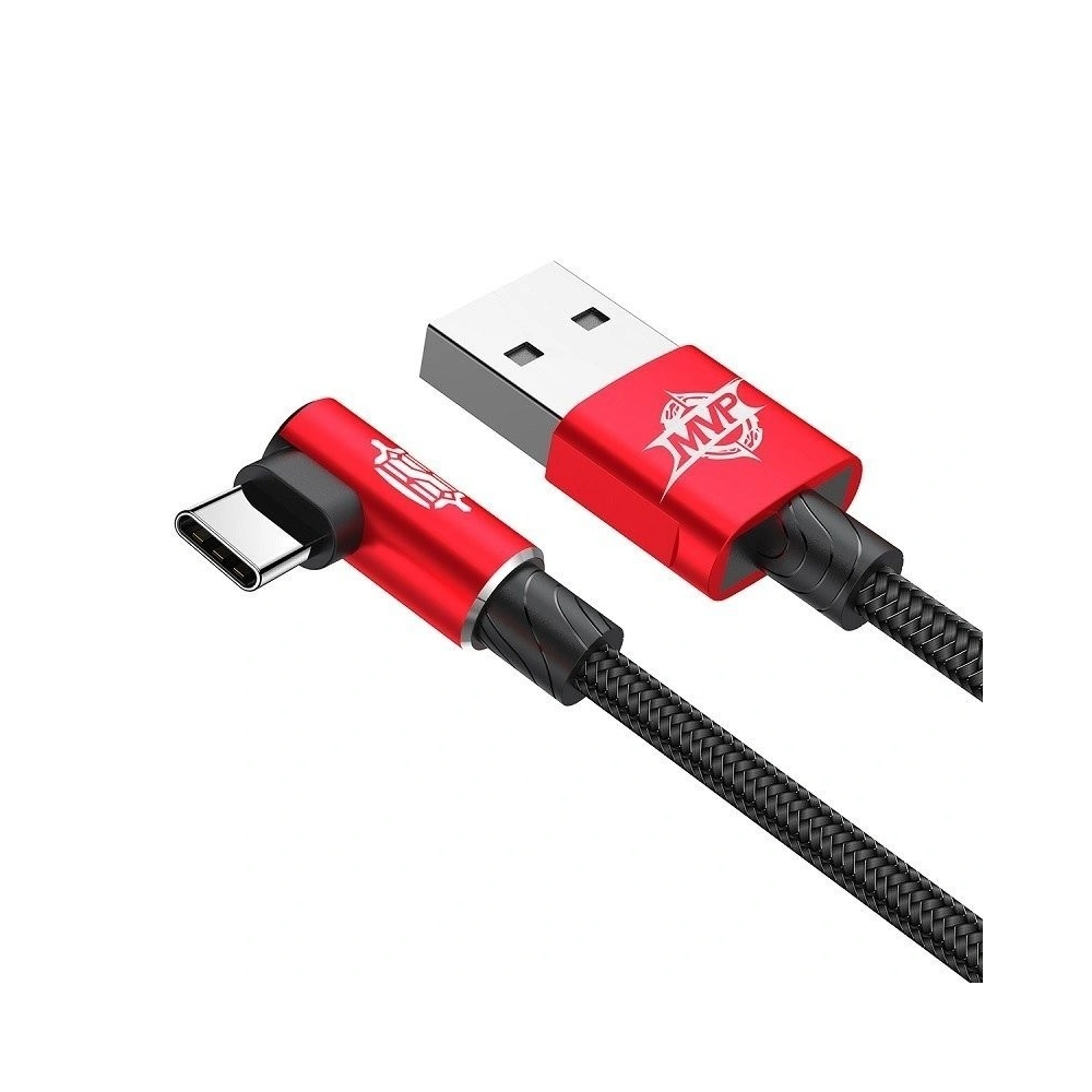 Kabel Baseus USB Type-C MVP 1m 2A - czerwony