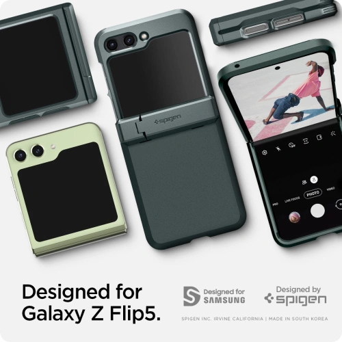 Buy Spigen Tough Armor Pro Samsung Galaxy Z Flip 5 Abyss Green - SPN2906 - {ean13} - Home Screen Store Europe