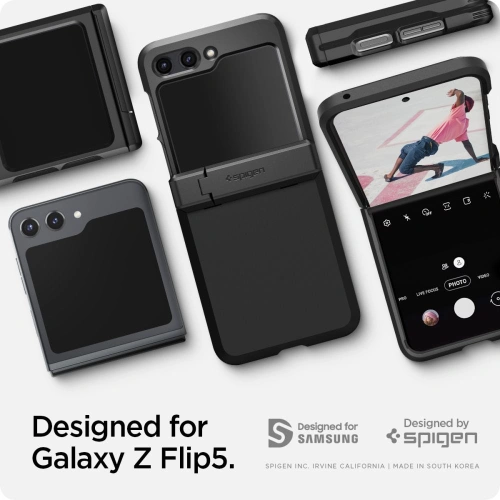Kup Spigen Samsung Schutzhülle Tough Armor Pro Galaxy Z Flip 5 Schwarz - SPN2907 - {ean13} - Sklep Home Screen