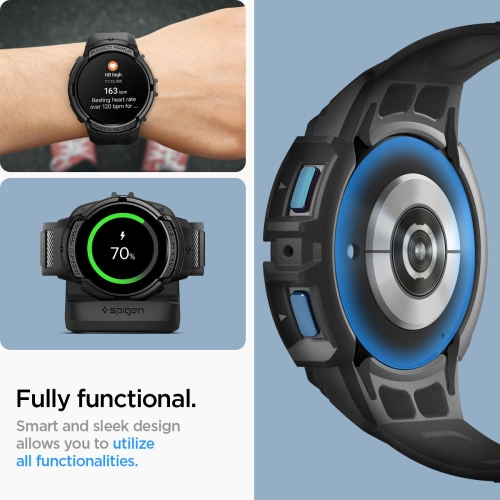 Buy Spigen Rugged Armor Pro Samsung Galaxy Watch 6 40mm Matte Black - SPN2913 - {ean13} - Home Screen Store Europe