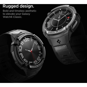 Kup Pasek Spigen Rugged Armor Pro Samsung Galaxy Watch 6 Classic 43mm Matte Black - SPN2914 - {ean13} - Sklep Home Screen