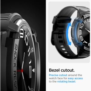 Kup Pasek Spigen Rugged Armor Pro Samsung Galaxy Watch 6 Classic 43mm Matte Black - SPN2914 - {ean13} - Sklep Home Screen