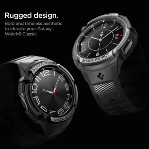 Kup Pasek Spigen Rugged Armor Pro Samsung Galaxy Watch 6 Classic 47mm Matte Black - SPN2915 - {ean13} - Sklep Home Screen