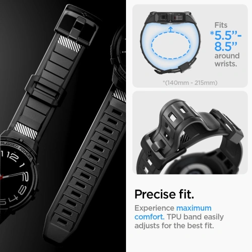 Kup Pasek Spigen Rugged Armor Pro Samsung Galaxy Watch 6 Classic 47mm Matte Black - SPN2915 - {ean13} - Sklep Home Screen