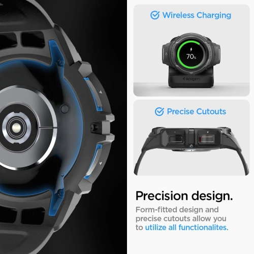 Kup Pasek Spigen Rugged Armor Pro Samsung Galaxy Watch 6 Classic 47mm Matte Black - SPN2915 - {ean13} - Sklep Home Screen