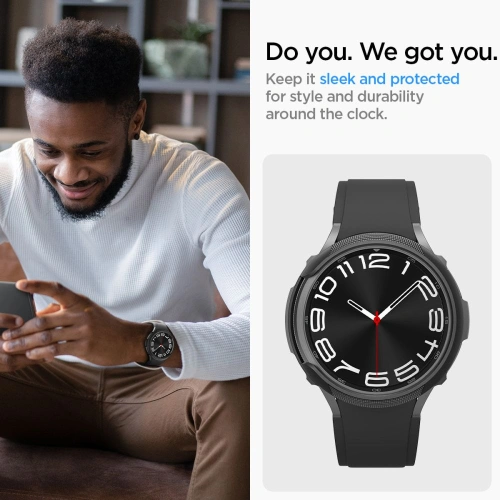 Buy Spigen Liquid Air Samsung Galaxy Watch 6 Classic 43mm Matte Black - SPN2918 - {ean13} - Home Screen Store Europe