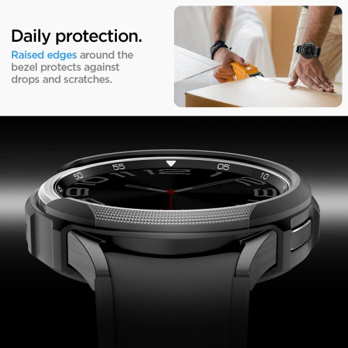 Kup Etui Spigen Liquid Air Samsung Galaxy Watch 6 Classic 43mm Matt Fekete - SPN2918 - {ean13} - Sklep Home Screen