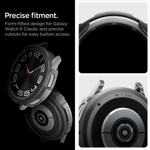 Kup Spigen Samsung Gehäuse Liquid Air Galaxy Watch 6 Classic 47mm Matt Schwarz - SPN2919 - {ean13} - Sklep Home Screen