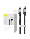 Kabel Baseus CoolPlay USB-C/USB-C 100W, 1m (czarny)