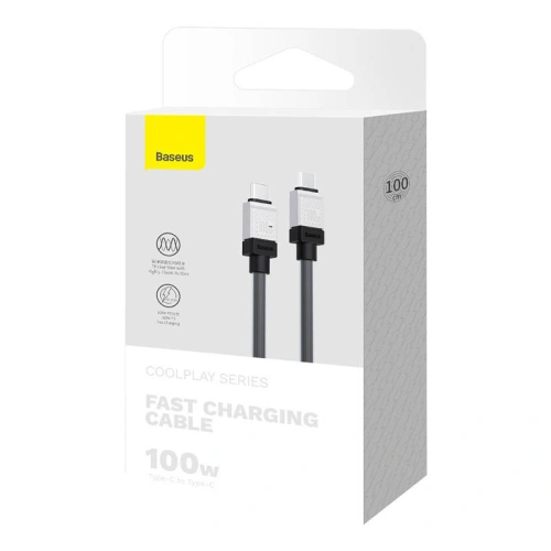 Kup Kábel Baseus CoolPlay USB-C/USB-C 100W, 1m (fekete) - BSU4522 - {ean13} - Sklep Home Screen