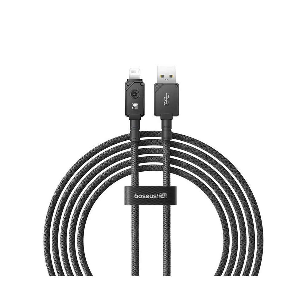 Kabel Baseus USB-A/Lightning 2.4A 2m (czarny)