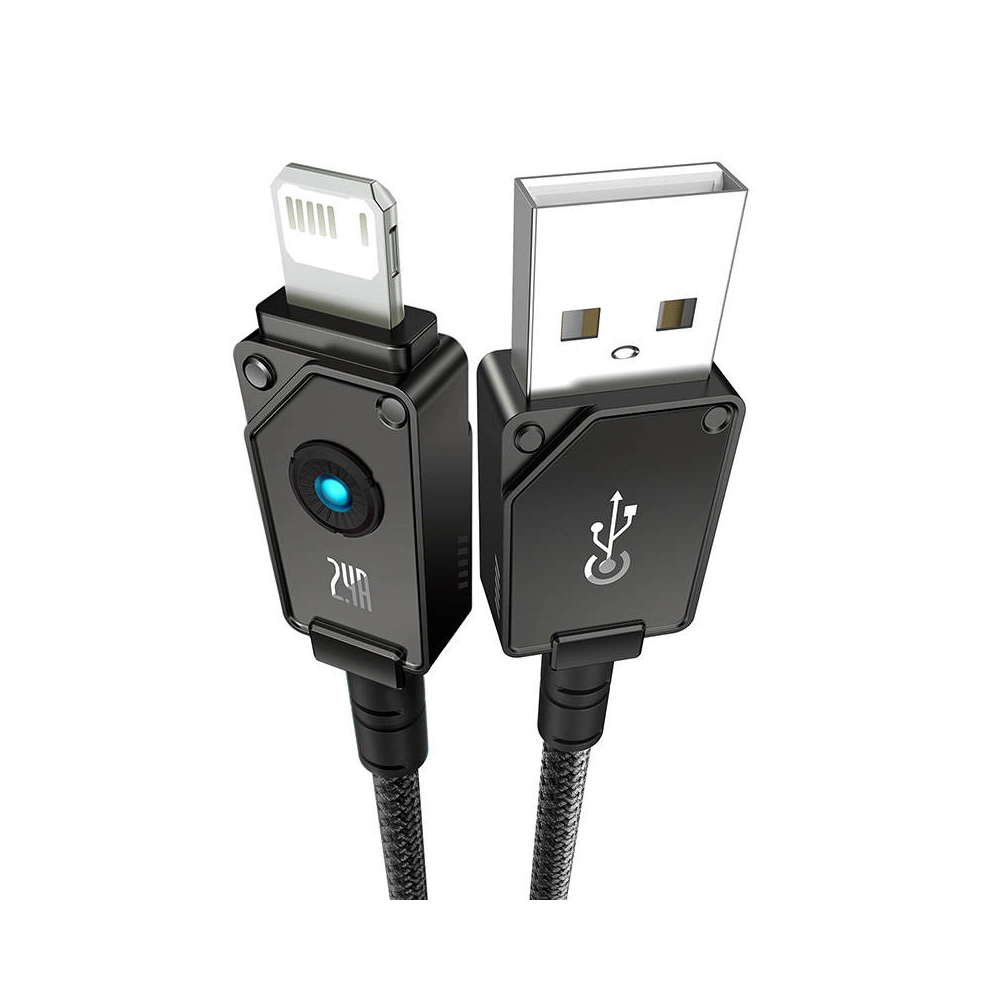 Kabel Baseus USB-A/Lightning 2.4A 2m (czarny)