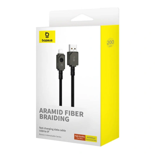 Kup Kabel Baseus USB-A/Lightning 2.4A 2m (černý) - BSU4523 - {ean13} - Sklep Home Screen