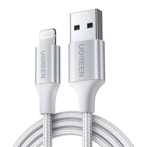 Kup UGREEN US199 Lightning/USB-A 2.4A 1m (ezüst) kábel - UGR1671 - {ean13} - Sklep Home Screen