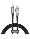Baseus Kabel in Wassertropfenform USB-A/USB-C LED 66W 6A 1m (schwarz)