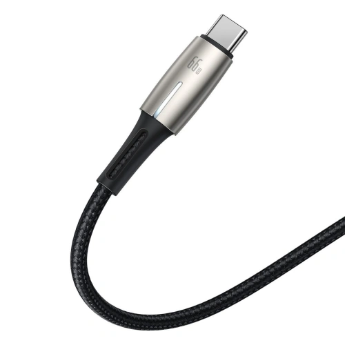 Kup Kábel Baseus vízcsepp alakú USB-A/USB-C LED 66W 6A 1m (fekete) - BSU4525 - {ean13} - Sklep Home Screen
