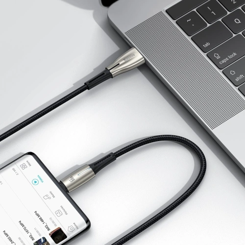 Kup Kábel Baseus vízcsepp alakú USB-A/USB-C LED 66W 6A 1m (fekete) - BSU4525 - {ean13} - Sklep Home Screen