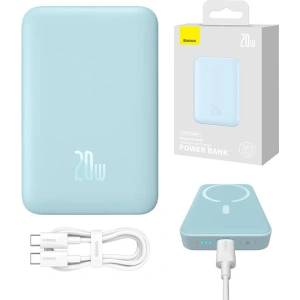 Powerbank Baseus Magnetic Mini 10000mAh 20W (niebieski)