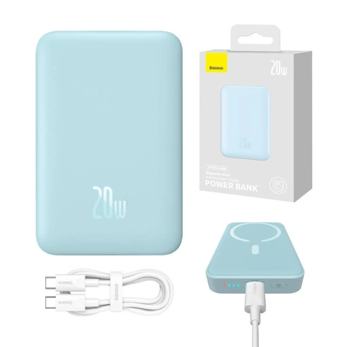 Kup Powerbank Baseus Magnetic Mini 10000mAh 20W (kék) - BSU4526 - {ean13} - Sklep Home Screen